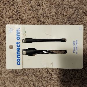 Micro USB to USB 10 ft cable